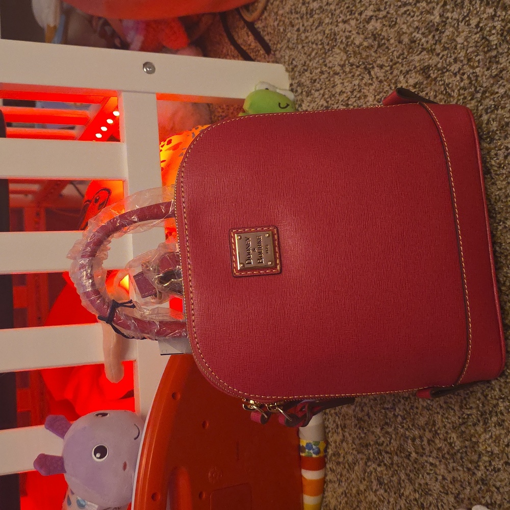 NWT Dooney & Bourke Red Backpack